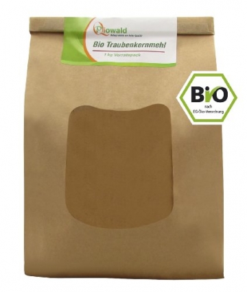 BIO Traubenkernmehl - 1 kg Vorratspackung - 1